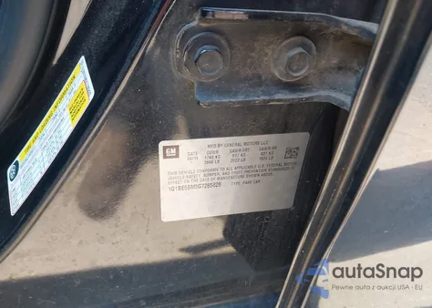 2016 Chevrolet Cruze Lt z USA, uszkodzony, nr VIN 1G1BE5SM5G7285828